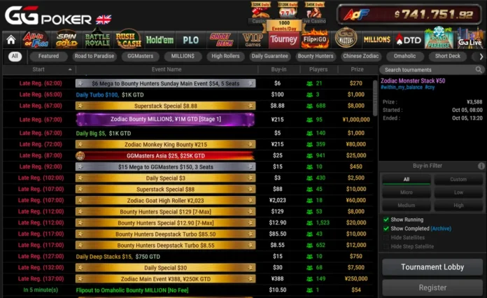 GGPoker opinie – lobby turniejowe i oferta gier online w 2026 roku