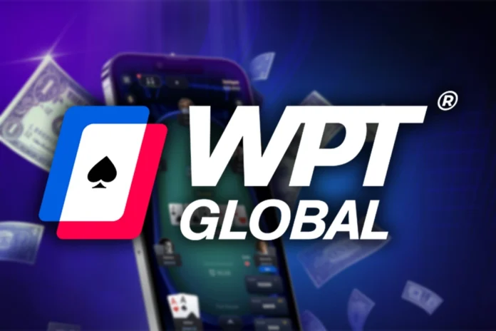 WPT Global opinie 2026 – aplikacja mobilna i logo platformy pokerowej