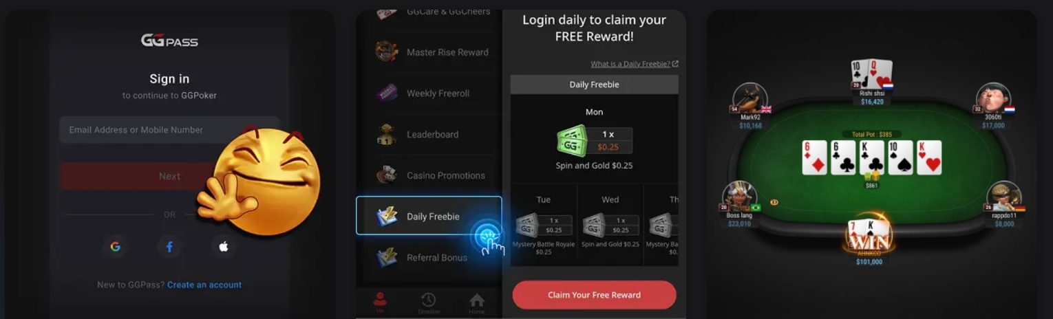 GGPoker darmowy bilet