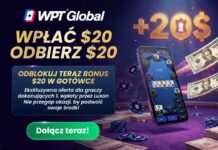 WPT Global – teraz 20$ za pierwszy depozyt Luxon Pay! WPT Global Luxon Pay
