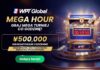 Nowość na WPT Global: tanie turnieje MEGA HOUR z niskim wpisowym WPT Global Mega Hour