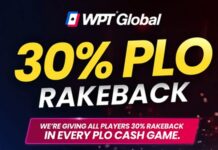 Rakeback w WPT Global – jak działa cashback 30% rakeback PLO w WPT Global