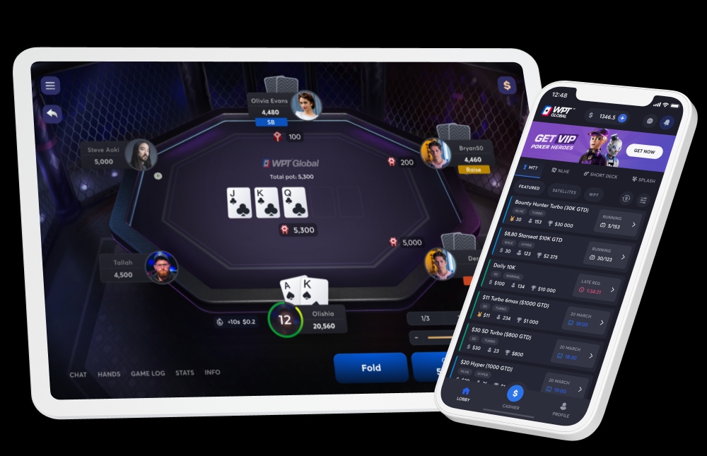 Aplikacja WPT Global i obsługa platformy pokerowej