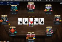 GGPoker czy WPT Global dla początkujących? Rozgrywka turniejowa w GGPoker widoczna podczas porównania poker roomów
