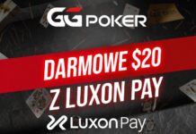 GGPoker – darmowe 20$ przez Luxon Pay Luxon Pay GGPoker