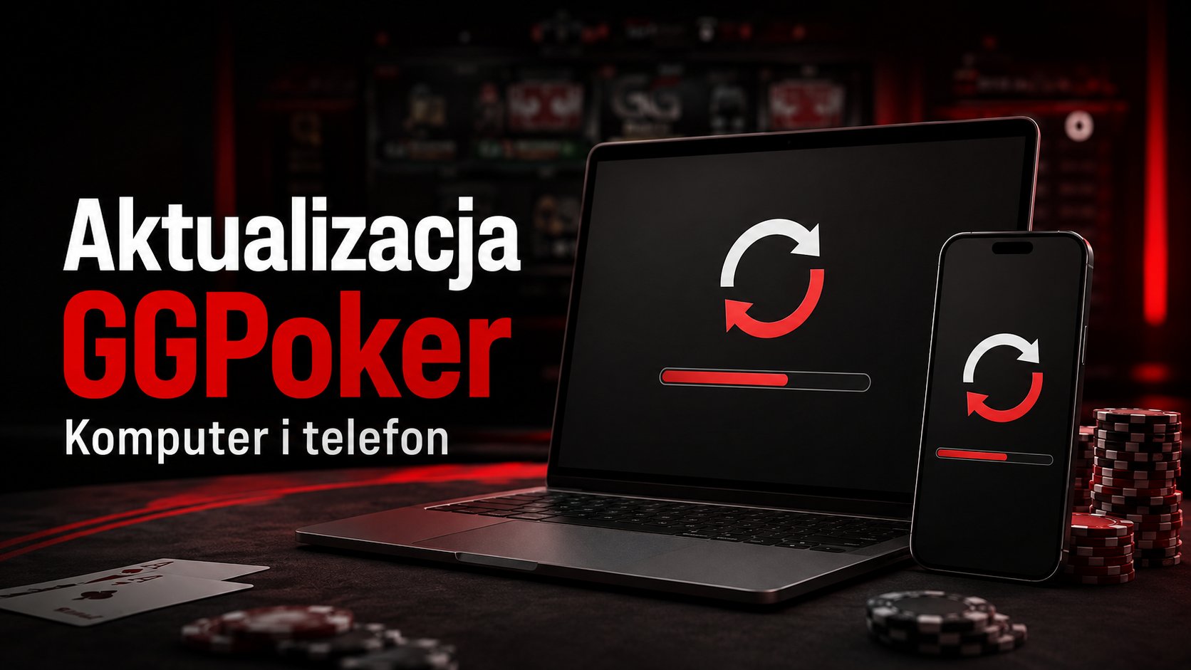 Aktualizacja aplikacji GGPoker na komputerze i telefonie