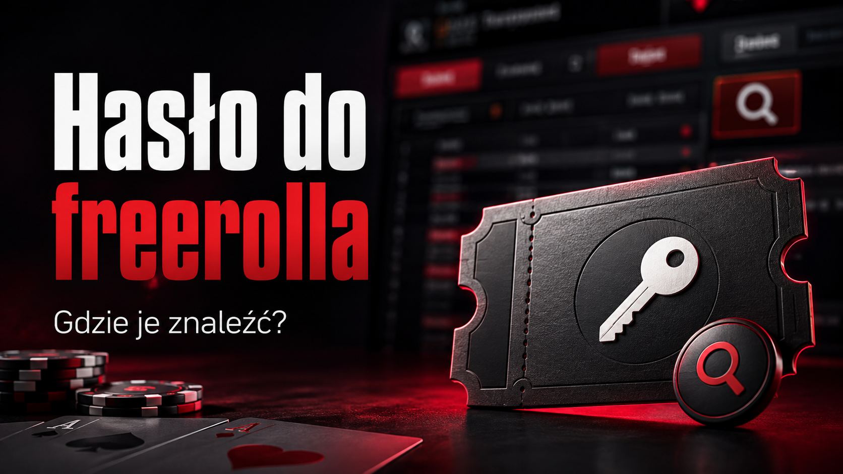 Hasło do freerolla GGPoker i wyszukiwanie turnieju w lobby