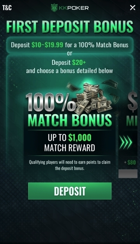 Bonus KKPoker