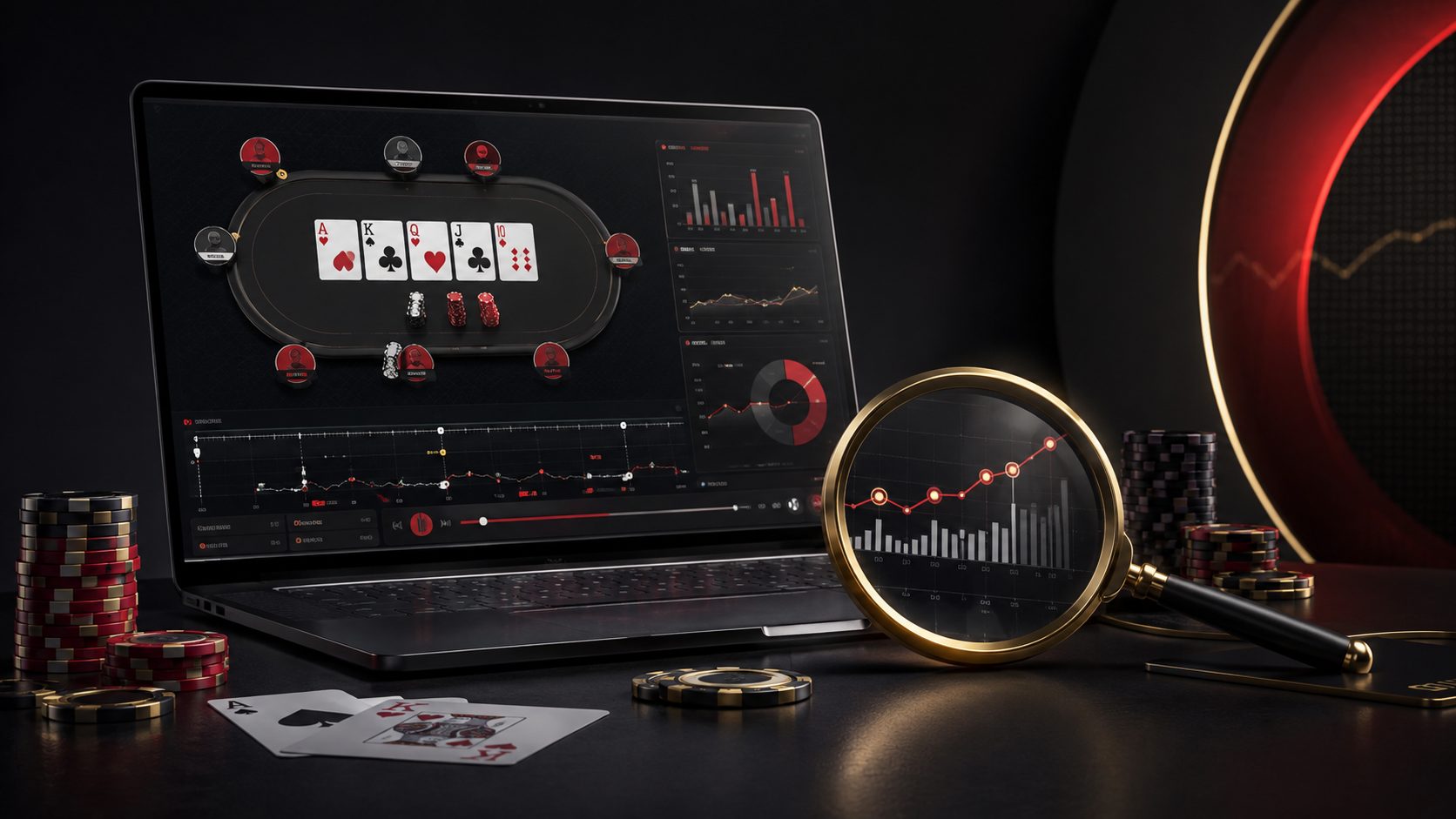 PokerCraft w GGPoker z historią sesji i analizą rozdania