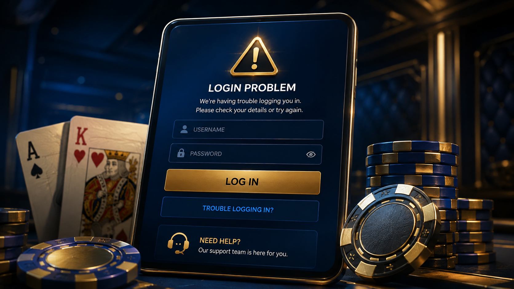 Problem z logowaniem do aplikacji WPT Global